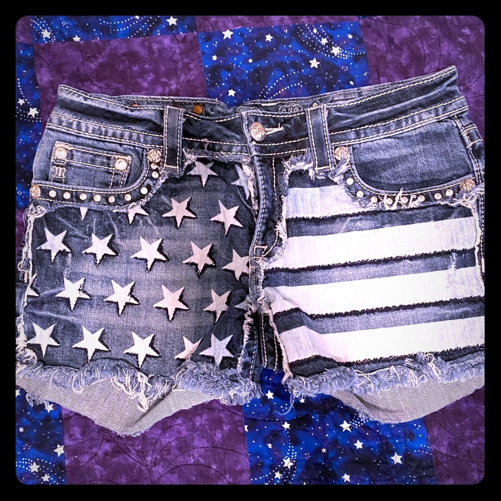 Miss Me American Flag Shorts ⭐️ 🇺🇸